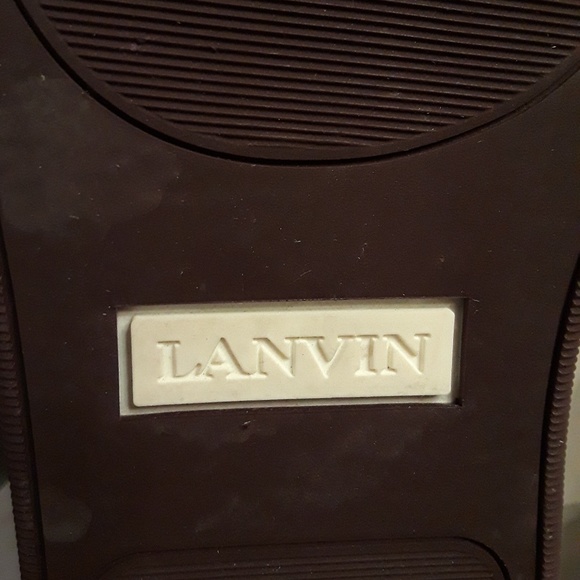 LANVIN Mixed-Fabric High Sneaker - Picture 7 of 7